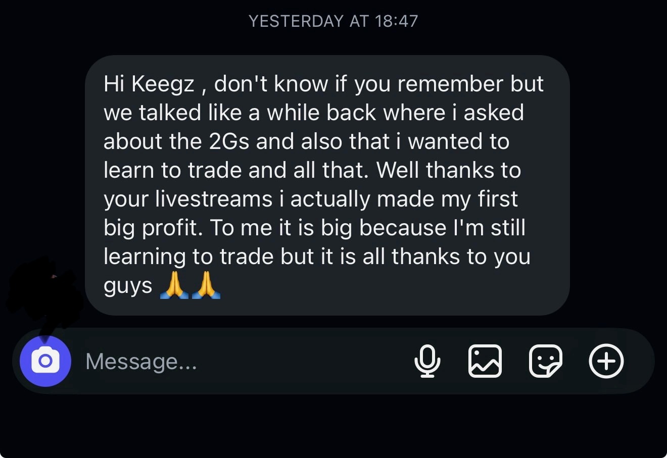 Student trading result