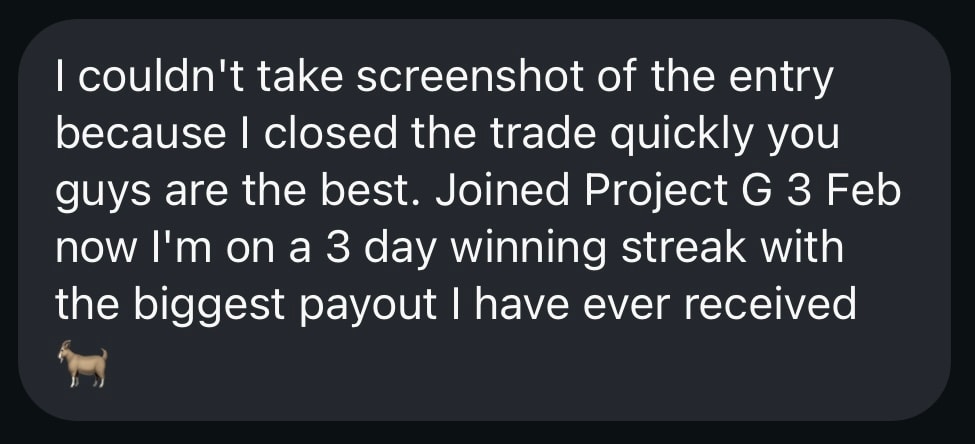 Student trading result