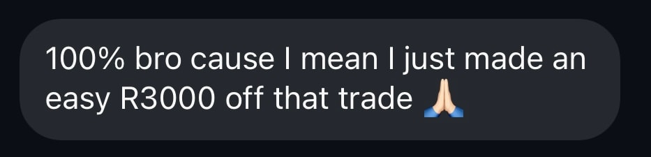 Student trading result